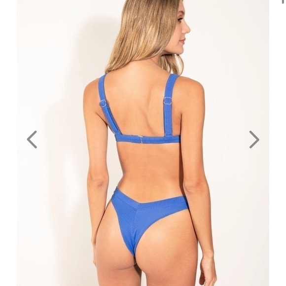 ONEONE Jesse Cheeky bikini bottom in purple - Picture 4 of 7